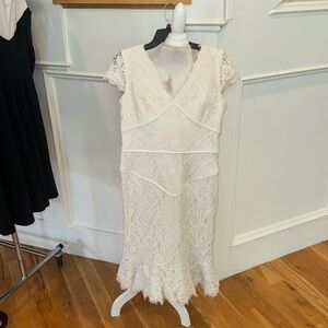 White lace dress, size 8